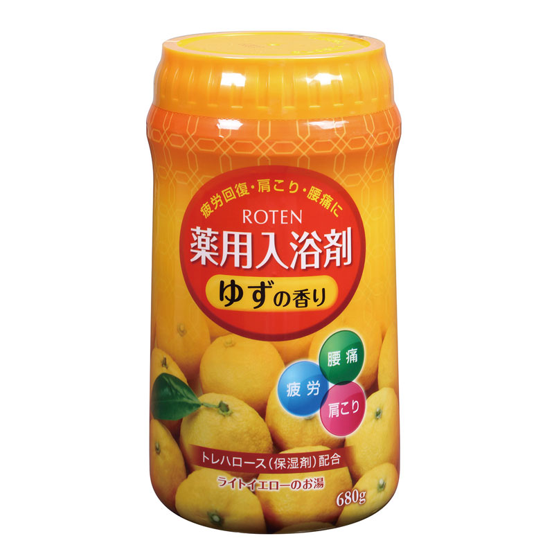 ROTEN 薬用入浴剤 ゆずの香り（ボトル）680g | 商品情報 | 扶桑化学